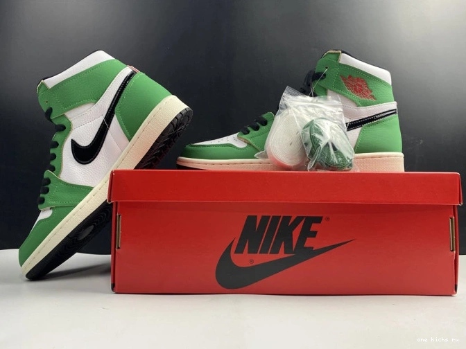 Chep Onekick High DB4612-300 Green Retro Lucky 1 Jordan Air 0708